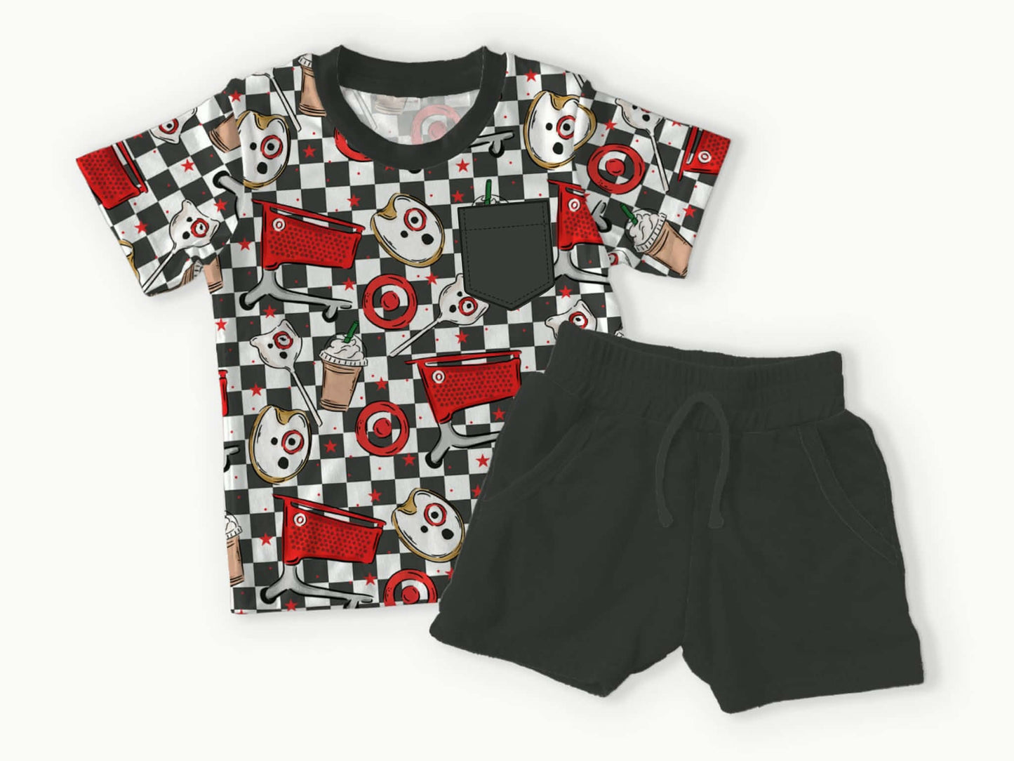 Bullseye Run Pocket Tee & Shorts Set
