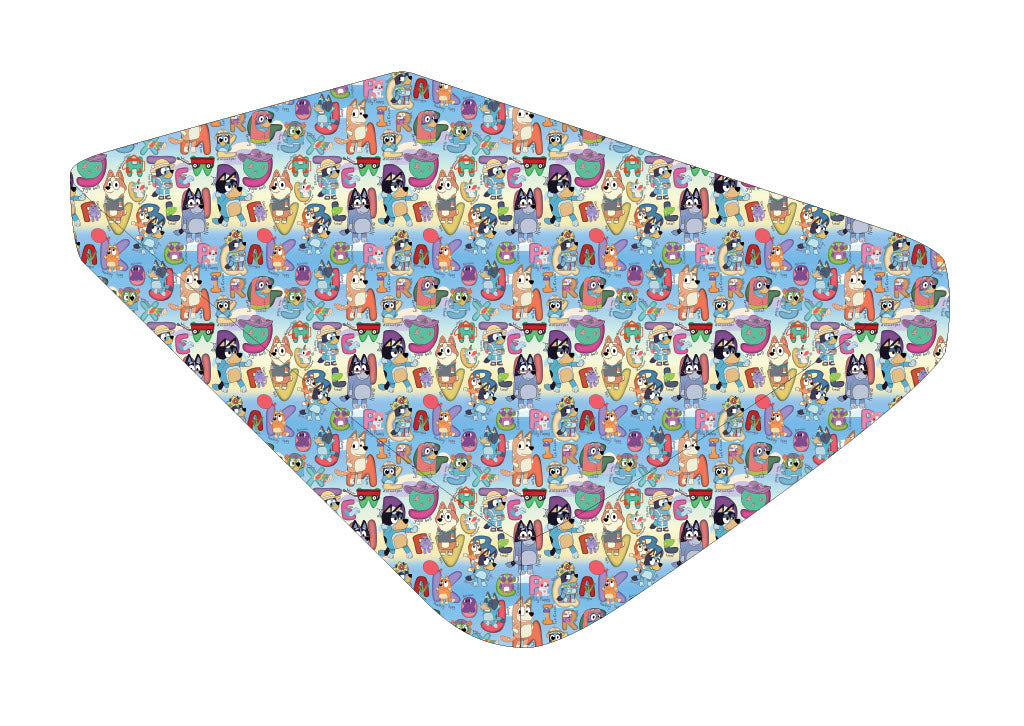 For Real Life ABCs Twin Sheet PREORDER- DECEMBER ETA