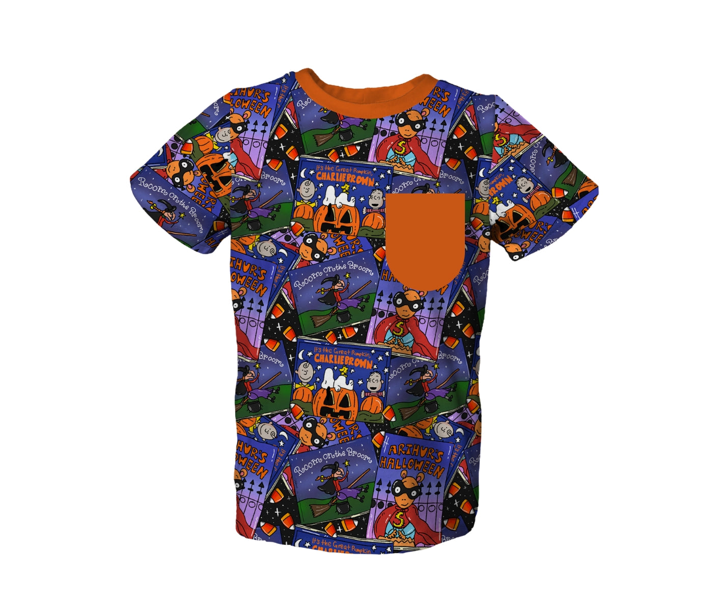 Spooky Book Fair Pocket Tee (PRESALE – SHIPS APPROX SEPT)