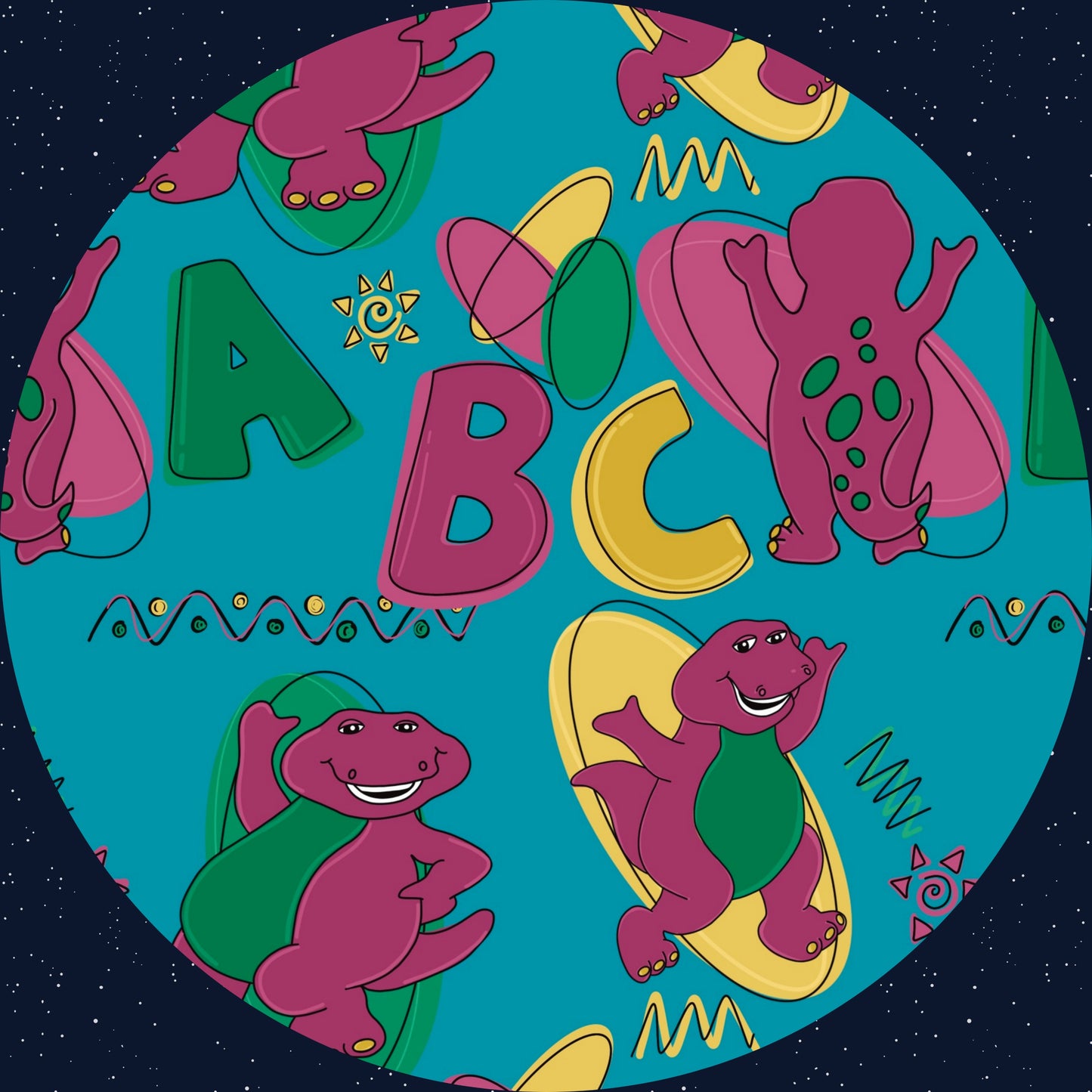 90’s Purple Dino 2 piece Pajama Set PREORDER- DECEMBER ETA