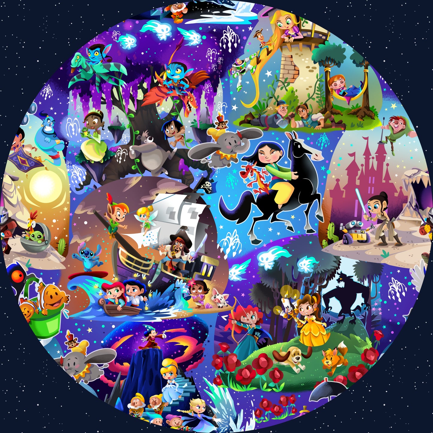 Animated Dreams Crib Sheet (PREORDER – SHIPS APPROX OCT)