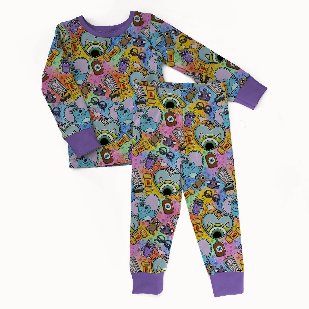 Boo’s Besties 2 piece Pajama Set - coZco bamboo pajama set
