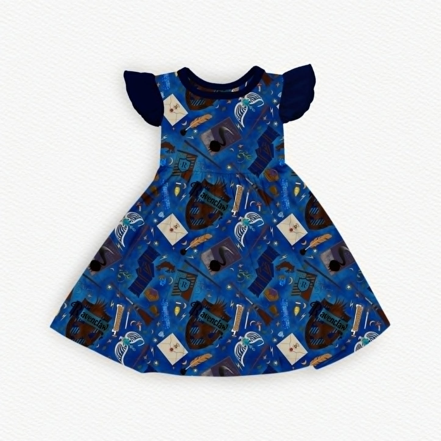 House Intelligence Ruffle Twirl Dress (PREORDER – SHIPS APPROX OCT)