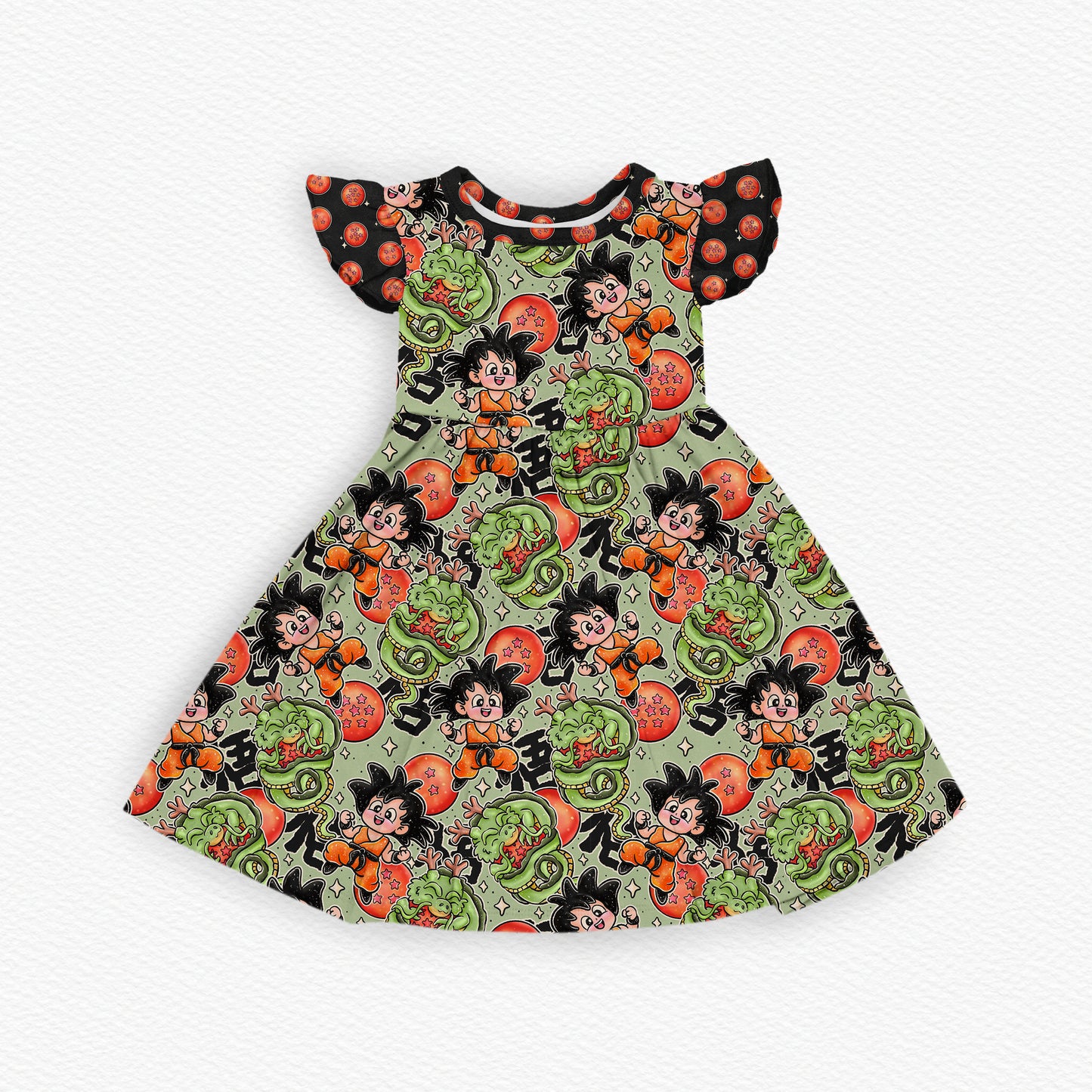 Kame Chaos Ruffle Twirl Dress (PREORDER – SHIPS APPROX OCT)