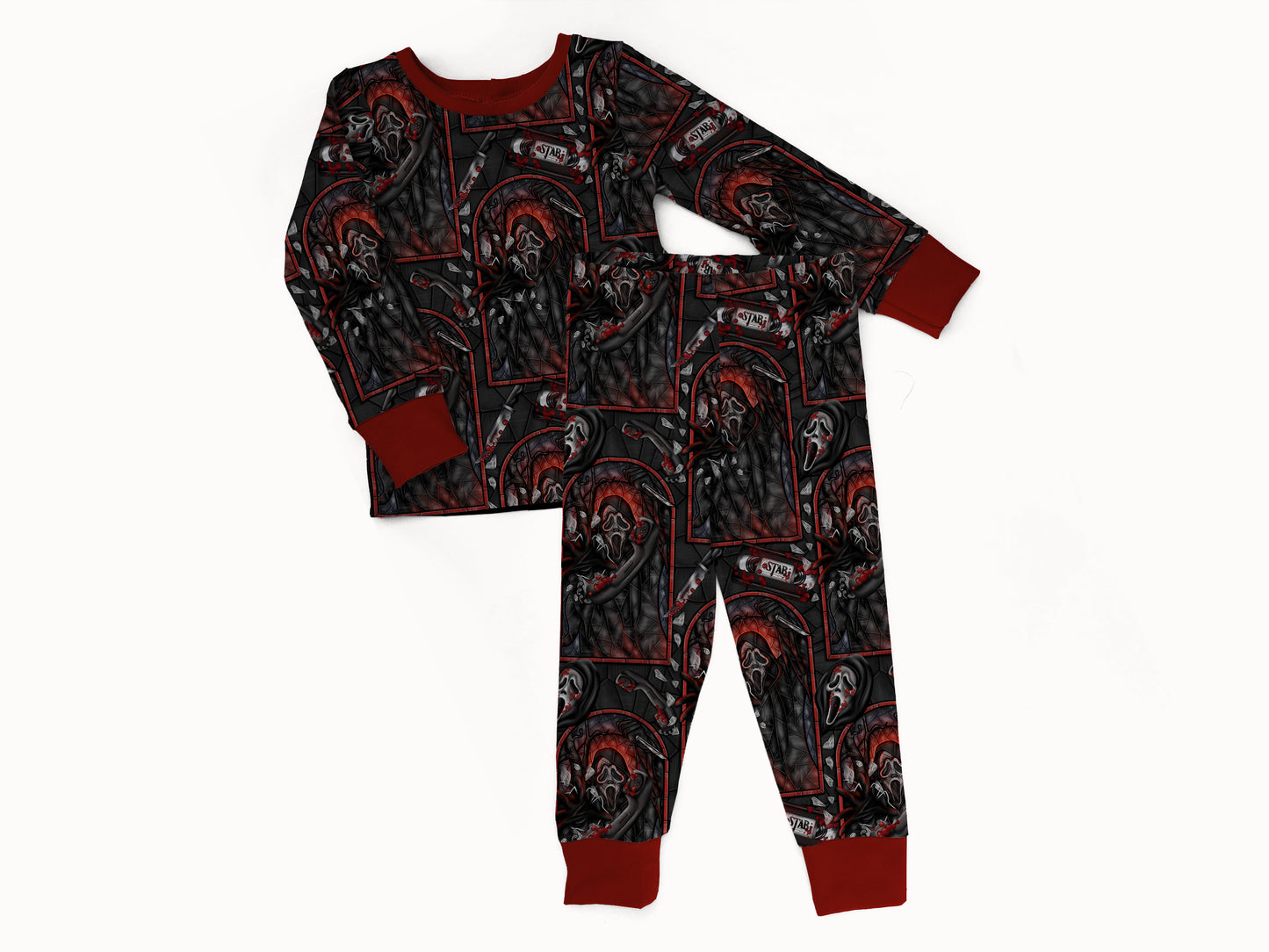Scary Nights 2 piece Pajama Set (PREORDER – SHIPS APPROX SEPT)
