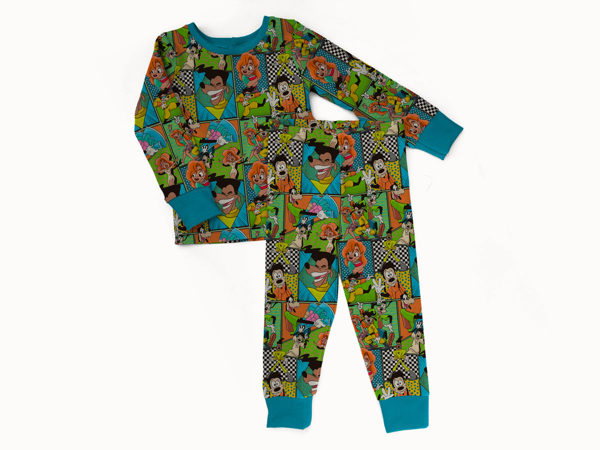 Stand Out 2 piece Pajama Set - coZco bamboo pajama set