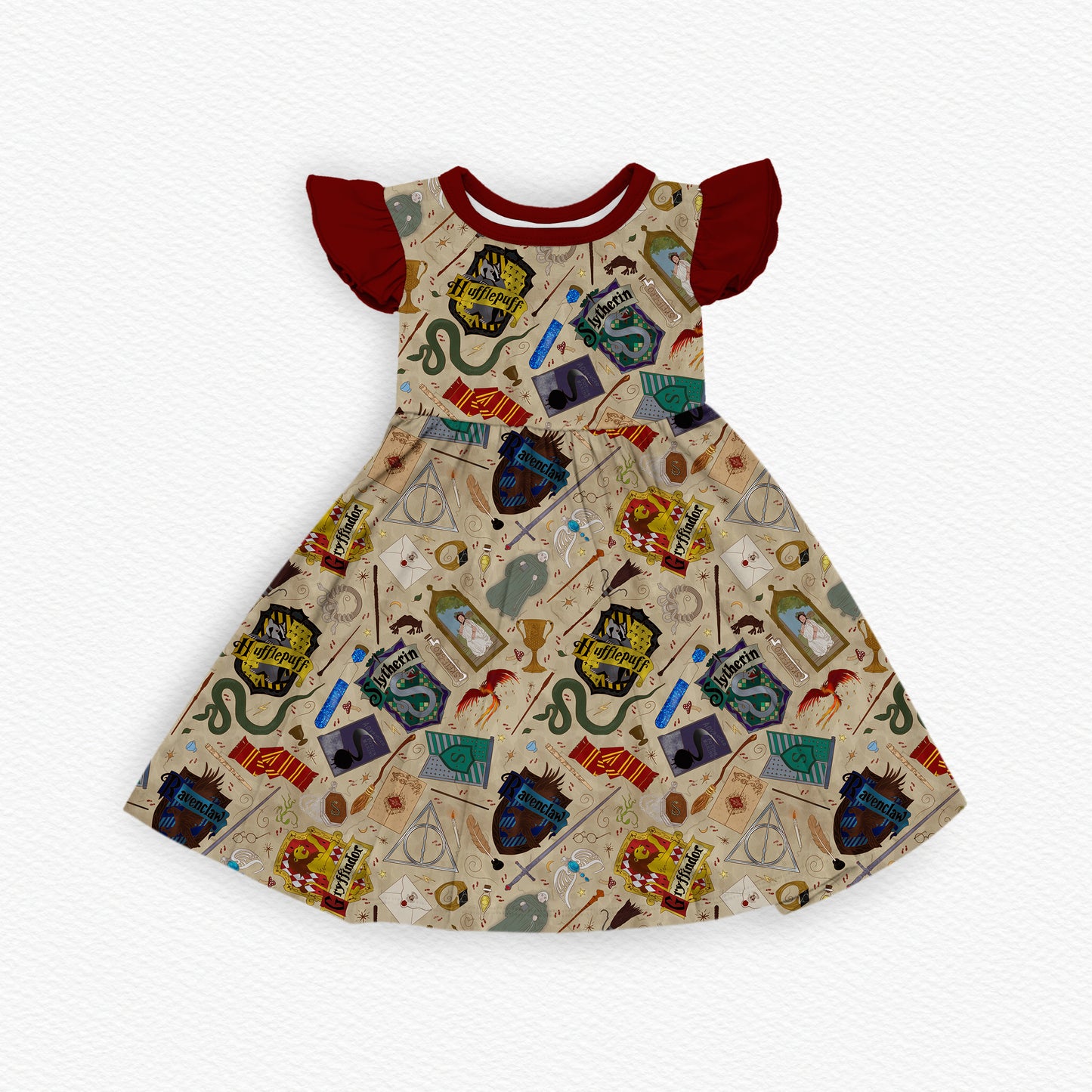 House Mashup Ruffle Twirl Dress Preorder (PRESALE – SHIPS IN 2 WEEKS)