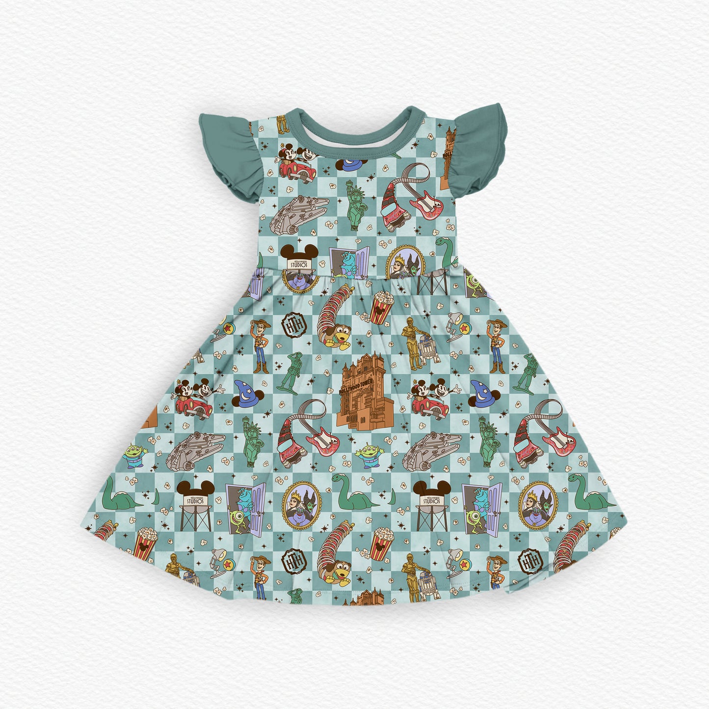Hollywood Lights Ruffle Twirl Dress (PRESALE – SHIPS NEXT WEEK)
