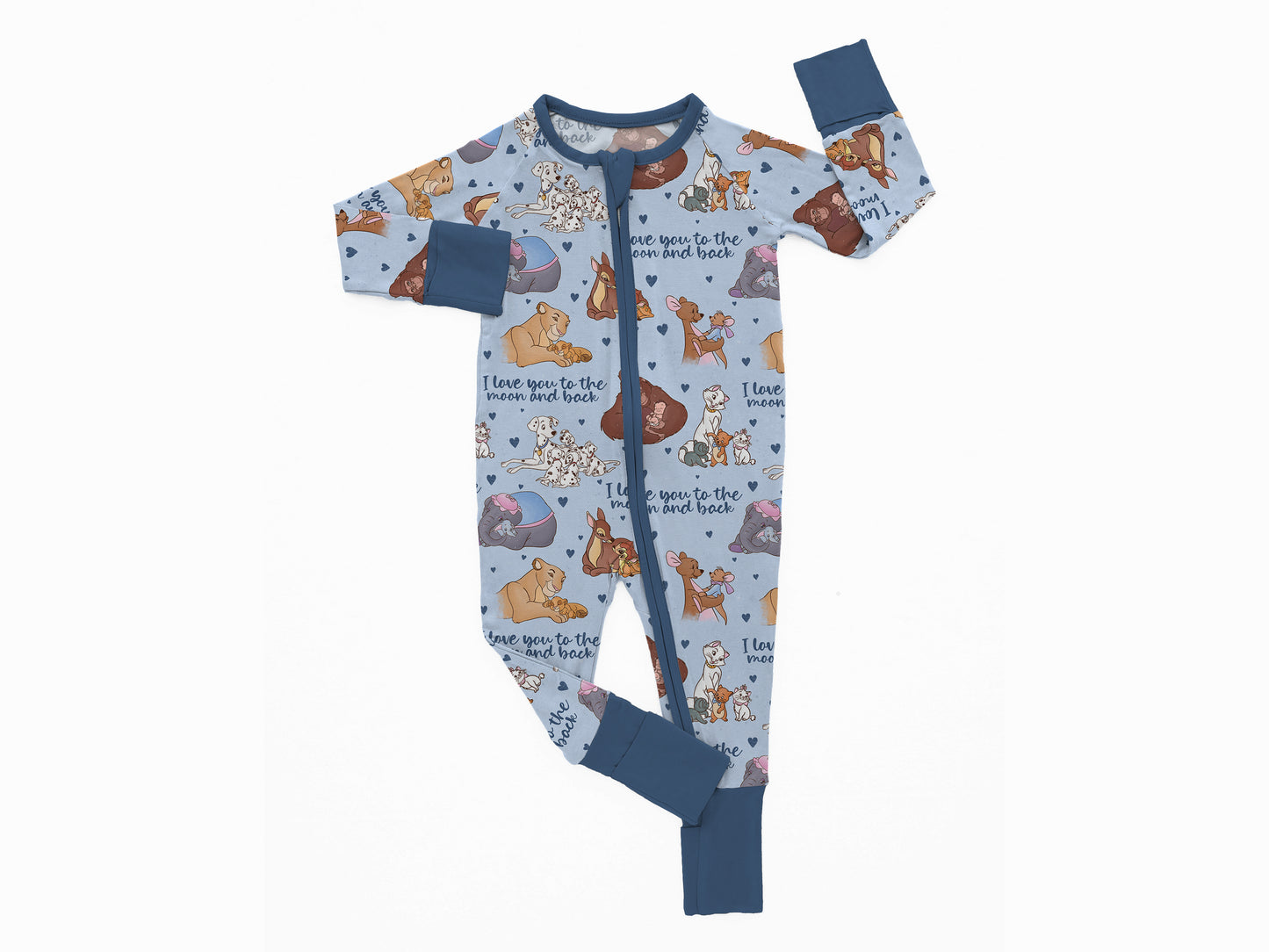 Love You To The Moon (Blue) Zippy (PREORDER – SHIPS APPROX NOV)
