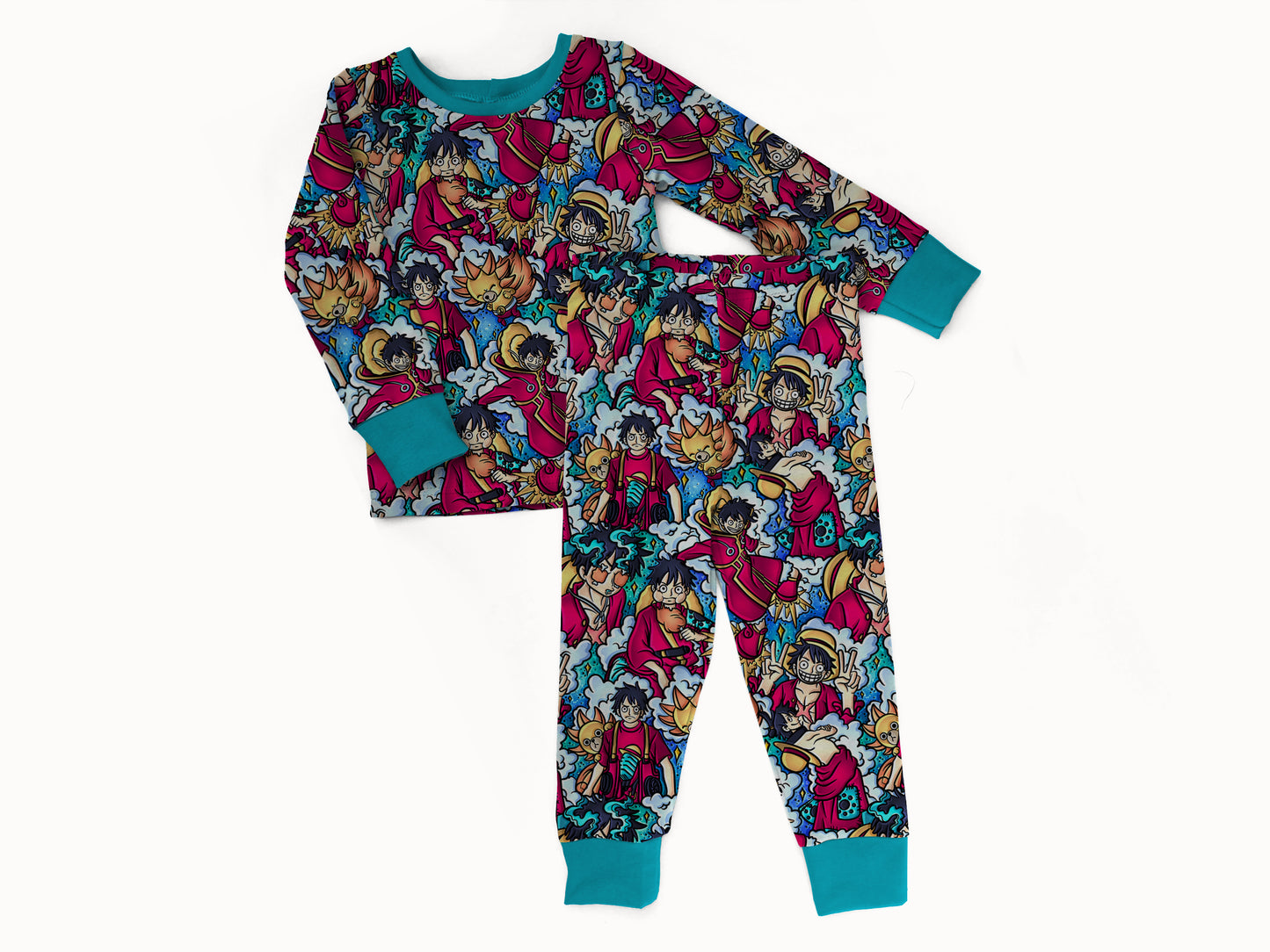 Straw Hat Crew 2 piece Pajama Set (PREORDER – SHIPS APPROX DEC)