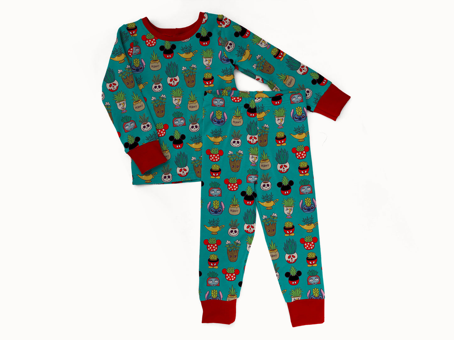 Magical Succulents 2 piece Pajama Set (PREORDER – SHIPS APPROX DEC)