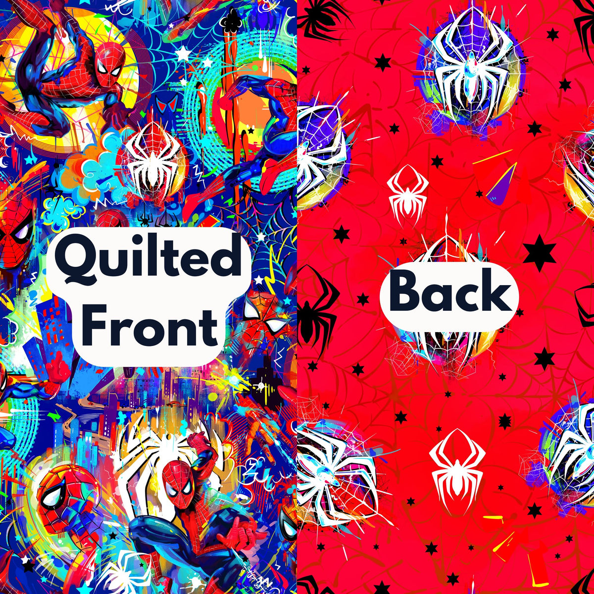 Spider Sense 60"x85" 2.5 TOG Triple Layer Quilted Bamboo Blanket (PREORDER – SHIPS APPROX MARCH)
