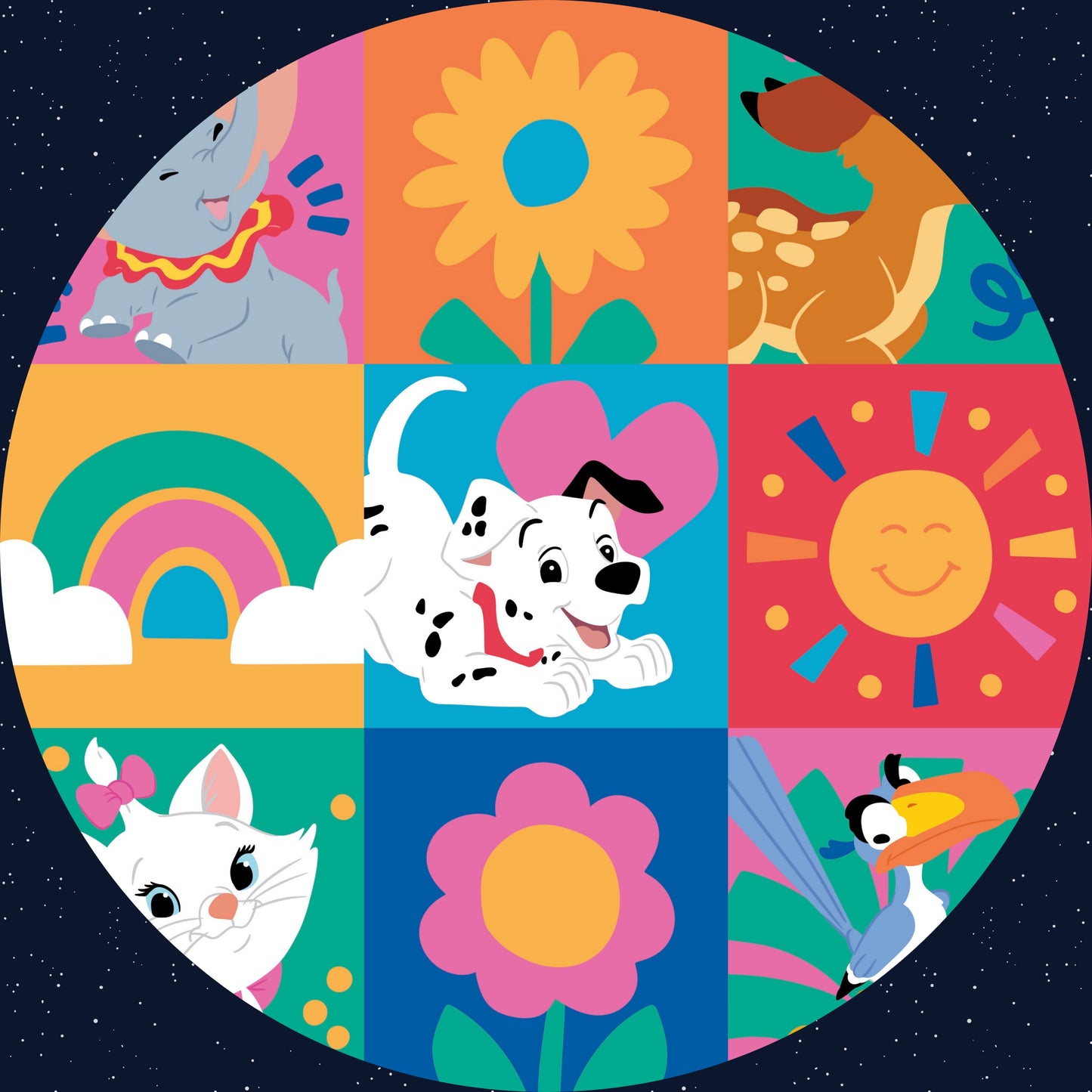 Purrs & Petals Crib Sheet