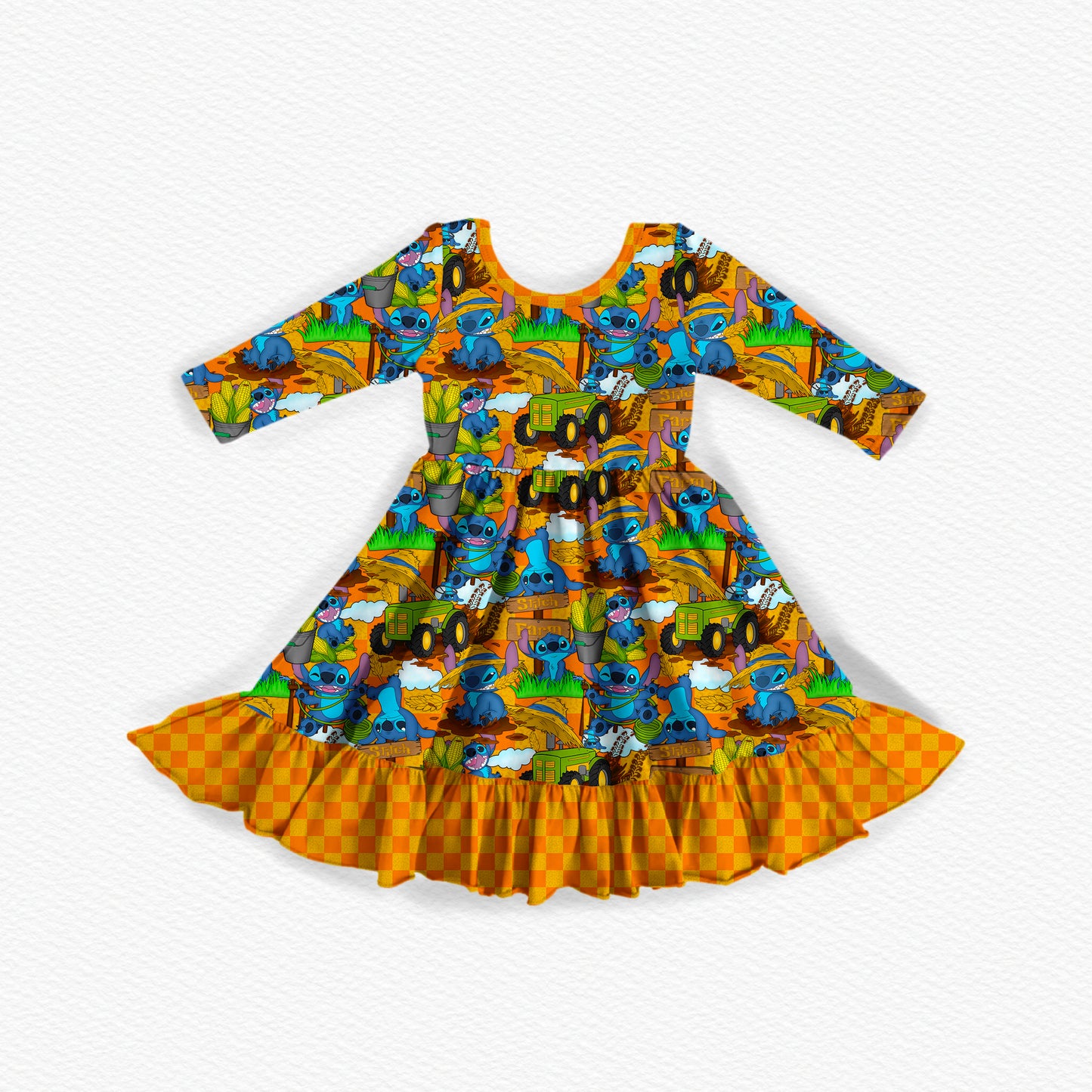 Ohana Farm Ruffle Twirl Dress (PREORDER – SHIPS APPROX NOV)