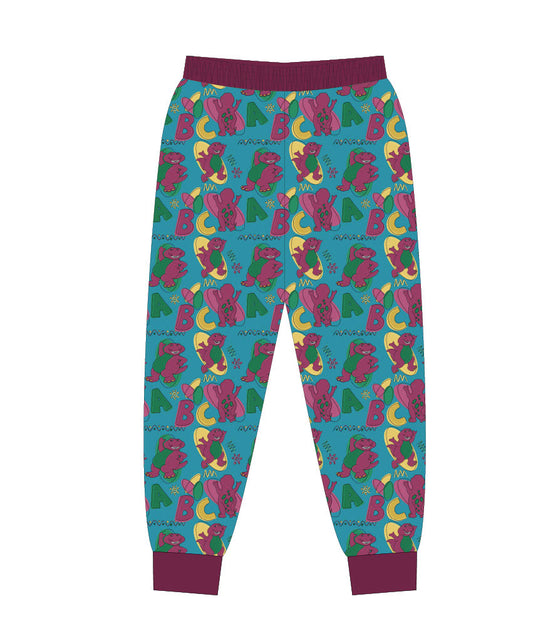90's Purple Dino Adult Unisex Joggers PREORDER- DECEMBER ETA