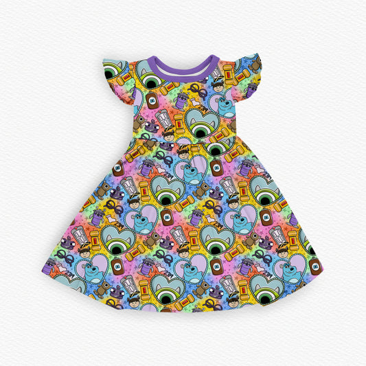Boo’s Besties Ruffle Twirl Dress (PRESALE– SHIPS APPROX 9/23)