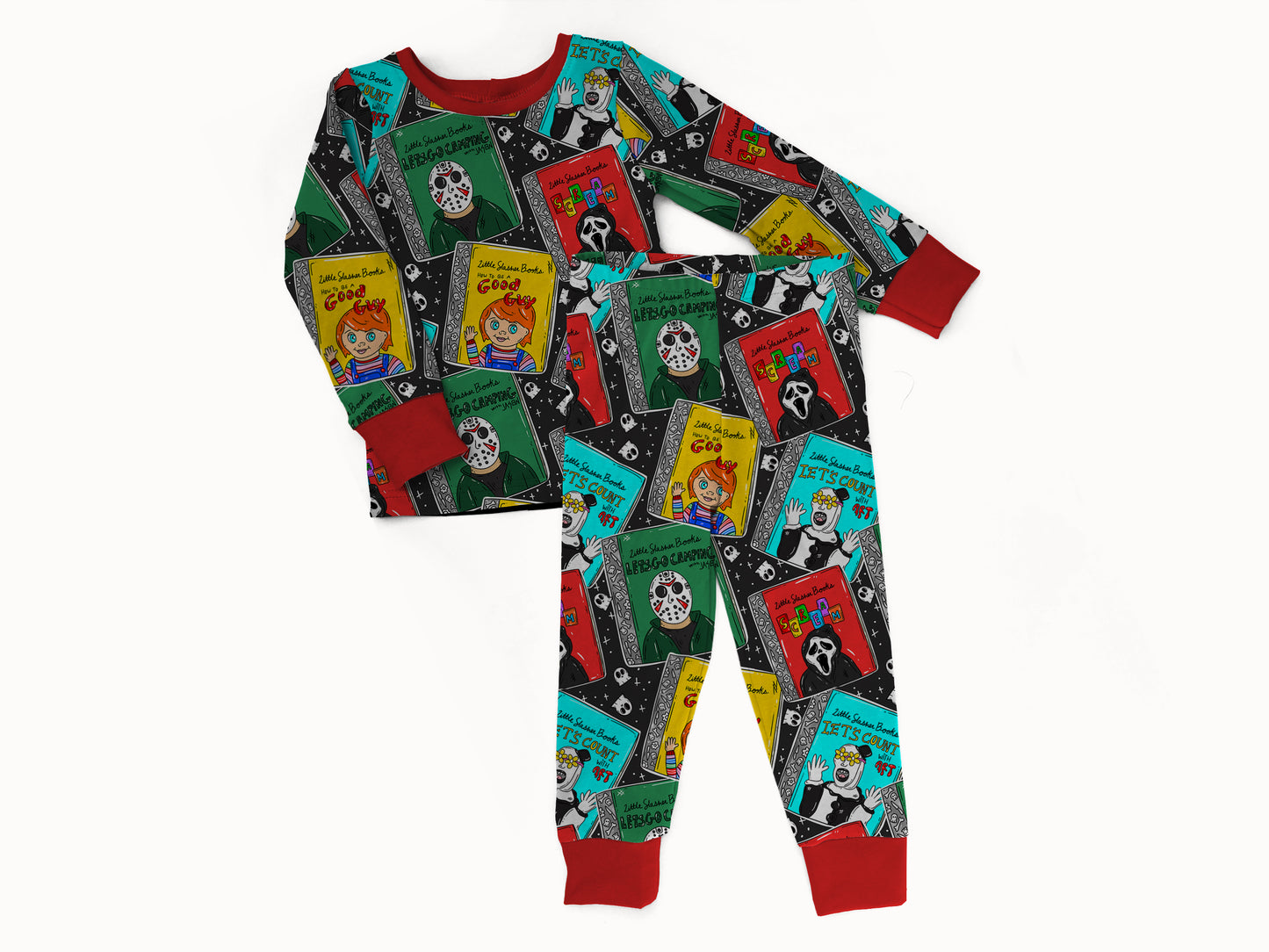 Tiny Terrors 2 piece Pajama Set (PRESALE– SHIPS APPROX SEPT)
