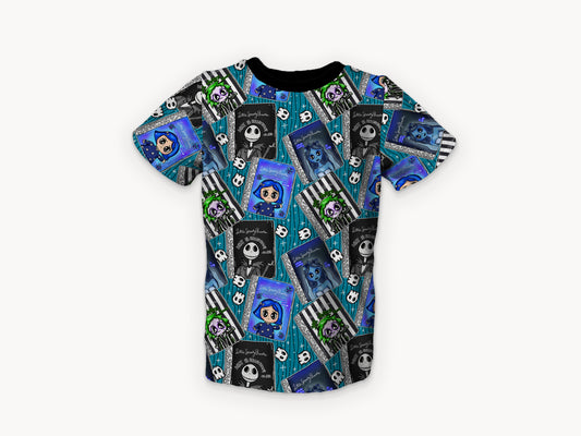 Creepy Classics Adult Oversized Top (PRESALE – SHIPS APPROX SEPT)