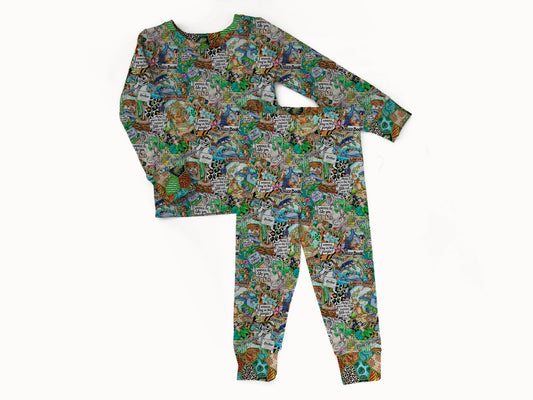 Man Cub 2 piece Pajama Set (PREORDER – SHIPS APPROX JAN)