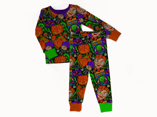 Retro Rewind 2 piece Pajama Set (PREORDER – SHIPS APPROX SEPT)