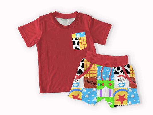 You Are a Toy! Pocket Tee & Shorts Set (PREORDER – SHIPS APPROX EARLY JUNE)