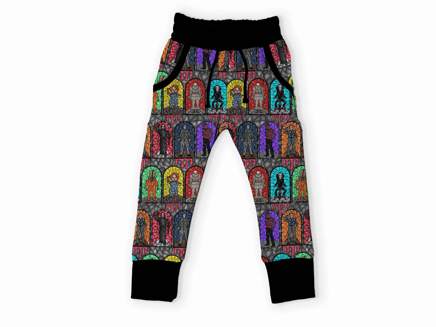 Stained Glass Horror Stars French Terry Bamboo Joggers (PRESALE– SHIPS APPROX SEPT)