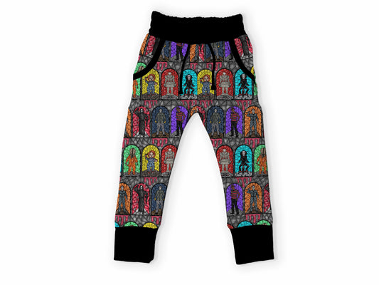 Stained Glass Horror Stars French Terry Bamboo Joggers (PRESALE– SHIPS APPROX SEPT)