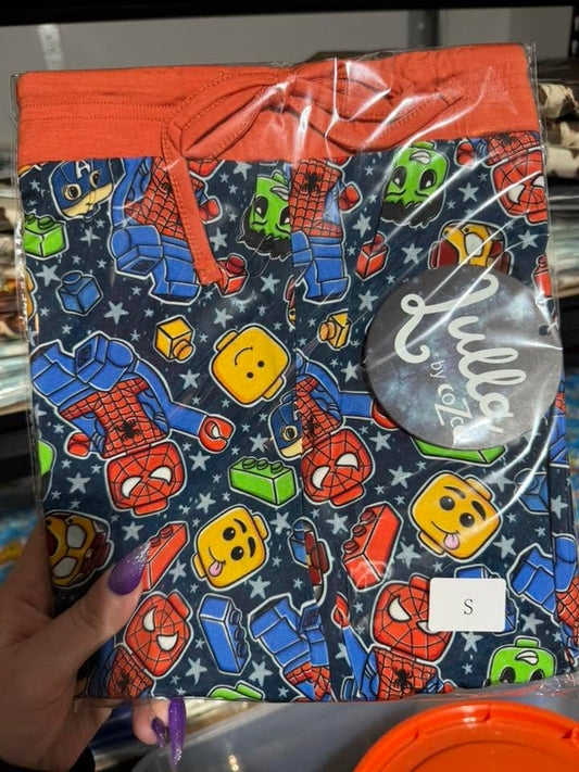 Super Hero Blocks Adult Unisex Joggers