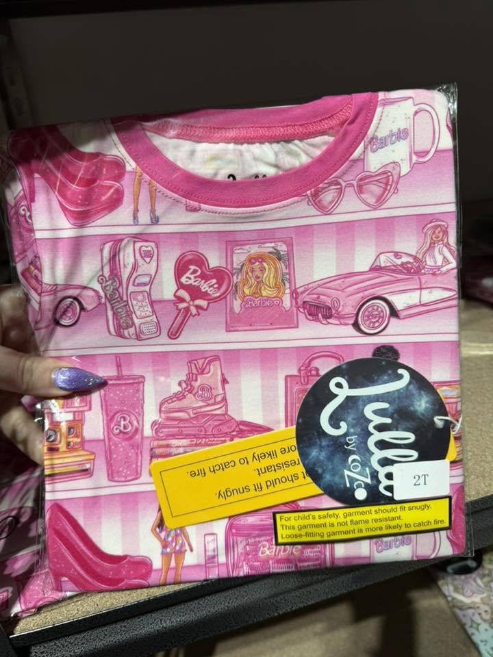 Pink Dollhouse 2 piece Pajama Set