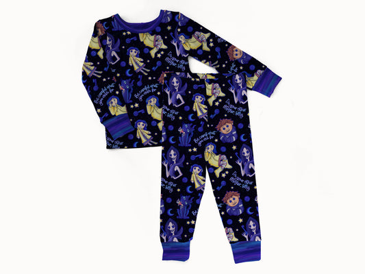 Button Eyes 2 piece Pajama Set (PREORDER – SHIPS APPROX SEPT)