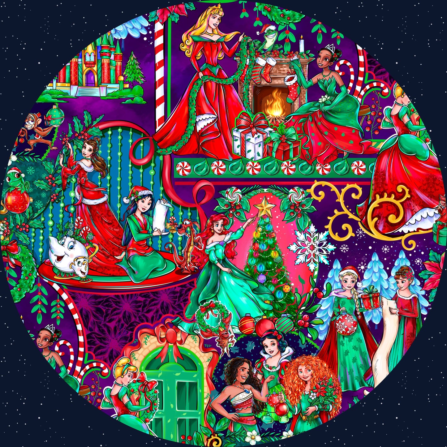 Once Upon a Holiday 2 piece Pajama Set