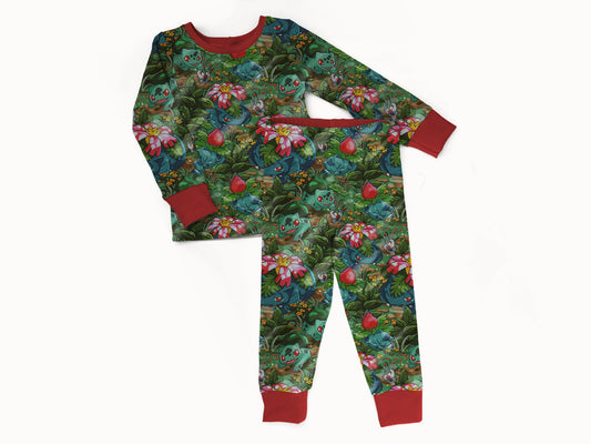 Botanical Beast 2 piece Pajama Set (PREORDER – SHIPS APPROX JAN)