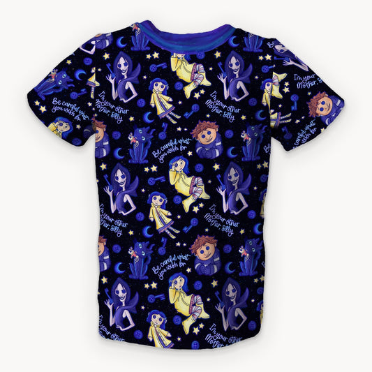 Button Eyes Adult Oversized Top - coZco bamboo top