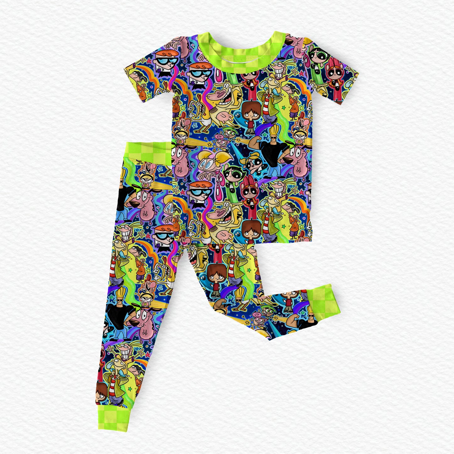 Lulla 2 piece Short Sleeve Pajama Set (PRESALE – SHIPS NEXT WEEK)