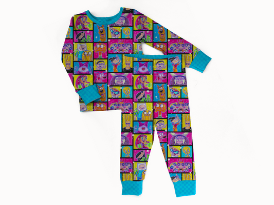 CN Mashup 2 piece Pajama Set (PREORDER – SHIPS APPROX JAN)