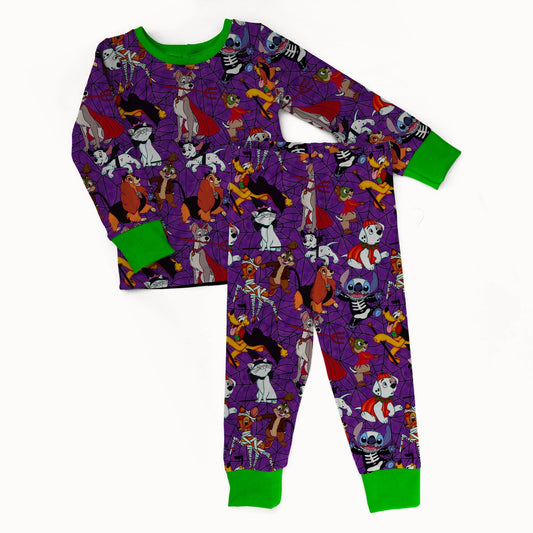 Costume Animals 2 piece Pajama Set - coZco bamboo pajama set