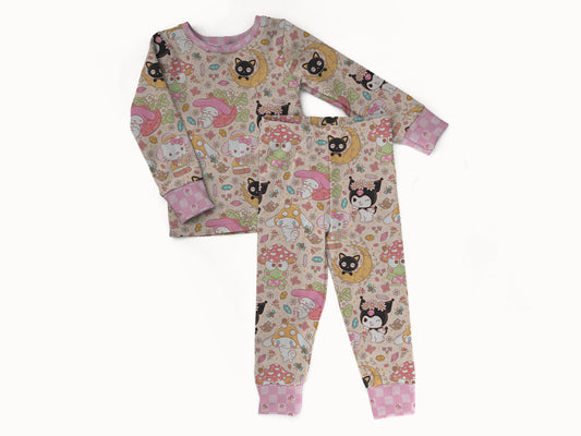 Kottage Kitty 2 piece Pajama Set (PREORDER – SHIPS APPROX JAN)