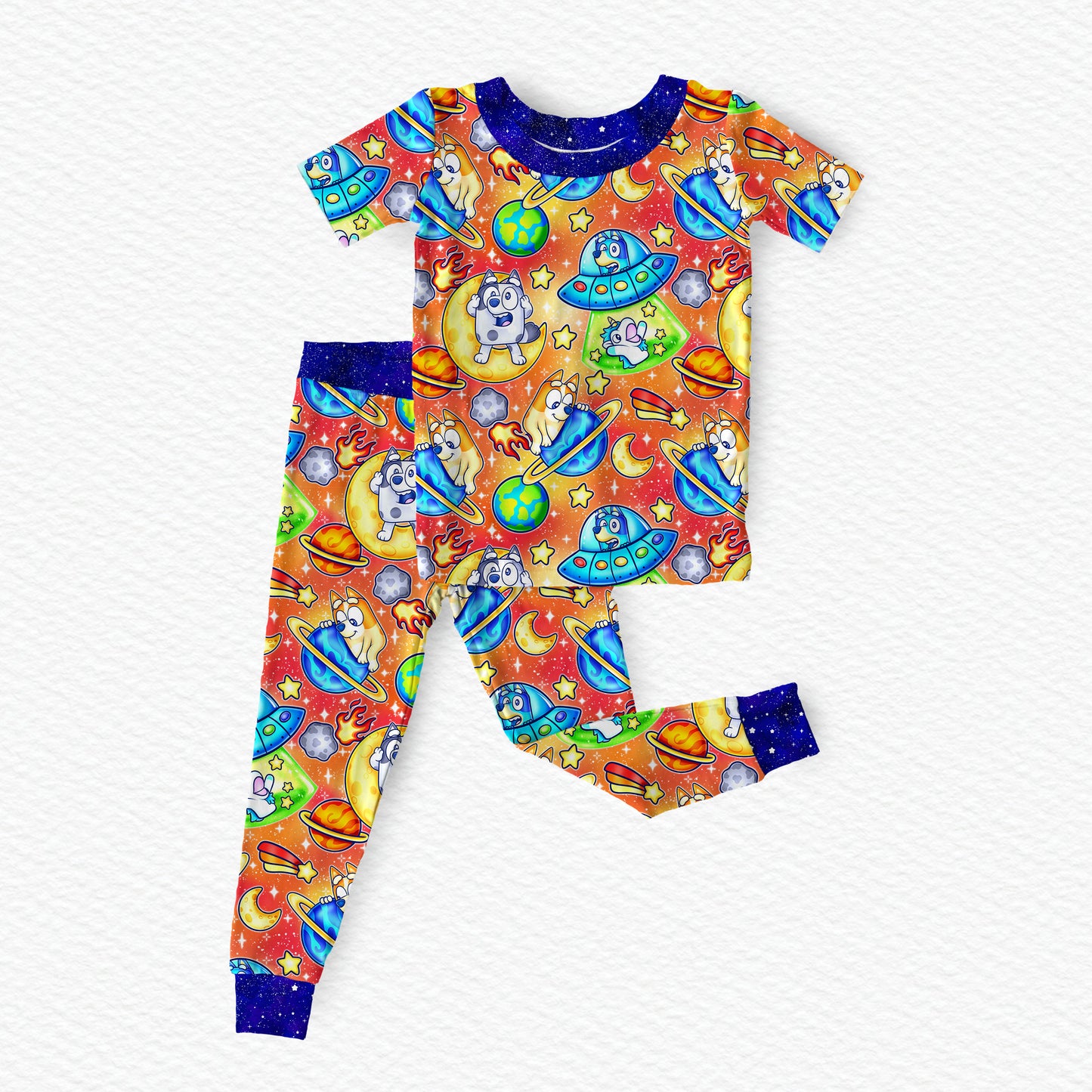 Lulla 2 piece Short Sleeve Pajama Set (PRESALE – SHIPS NEXT WEEK)