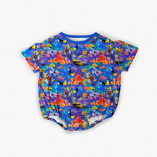 Finding Friends Oversized Bubble Romper (PREORDER – SHIPS APPROX EARLY JUNE)