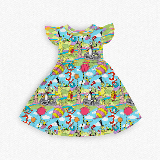 Wackadoo Ruffle Twirl Dress (PRESALE– SHIPS APPROX 9/23)