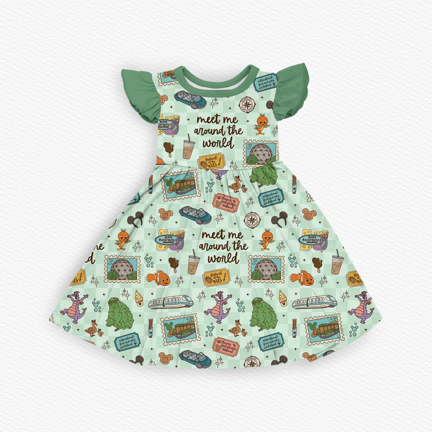 Passport Dreams Ruffle Twirl Dress (PRESALE – SHIPS NEXT WEEK)