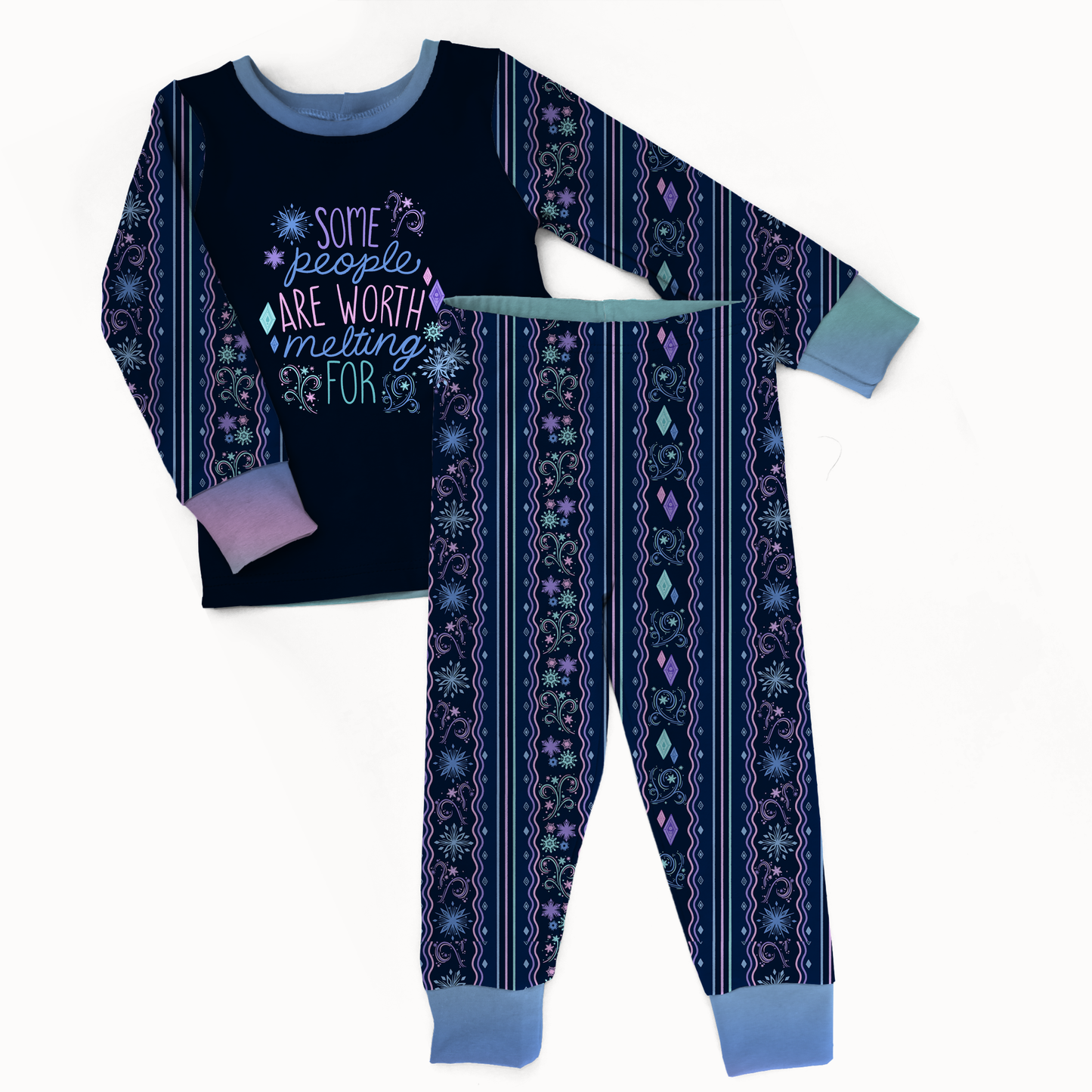 Ice Stripes 2 piece Pajama Set (PREORDER – SHIPS APPROX DEC)