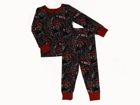 Scary Nights 2 piece Pajama Set (PREORDER – SHIPS APPROX SEPT)