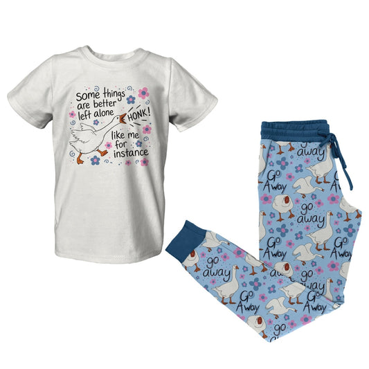 Go Away Women's Jogger Set - coZco bamboo pajama set