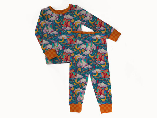 Go the Distance 2 piece Pajama Set