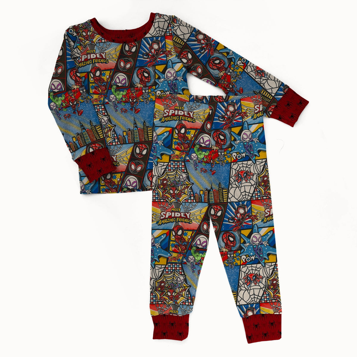 Go Webs Go 2 piece Pajama Set - coZco bamboo pajama set
