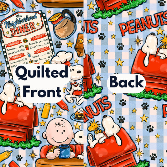 Good Grief Diner 60"x85" 2.5 TOG Triple Layer Quilted Bamboo Blanket (PREORDER – SHIPS APPROX MARCH)