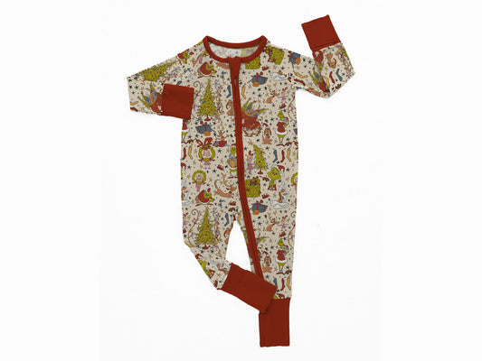 Boho Christmas Grump Zippy (PRESALE– SHIPS APPROX NOV)