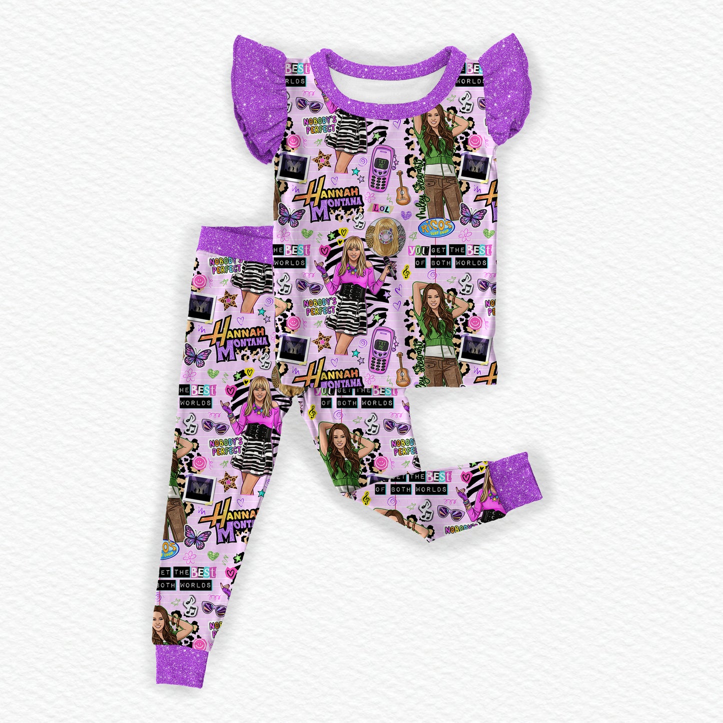 Lulla 2 piece Short Sleeve Pajama Set (PRESALE – SHIPS NEXT WEEK)
