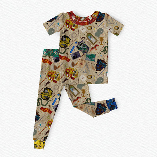 House Mashup 2 piece Short Sleeve Pajama Set (PRESALE – SHIPS IN 2 WEEKS)